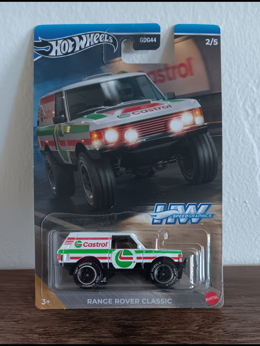 Hot Wheels Range Rover Classic Castrol Livery Speed Graphics